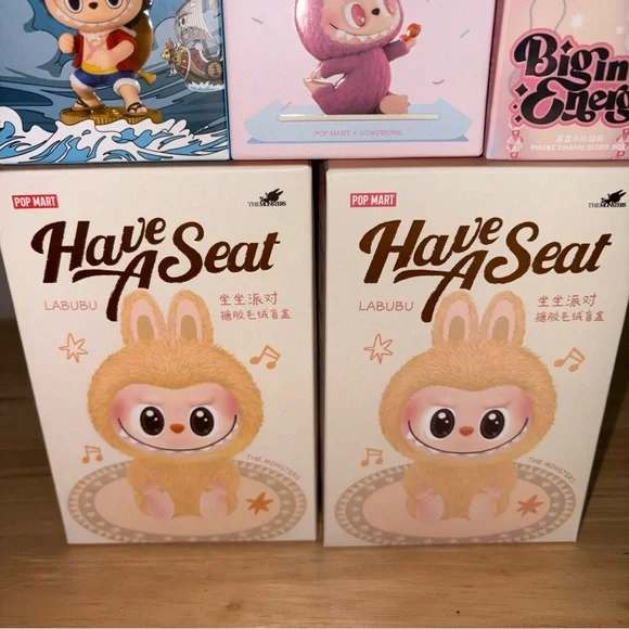 Popmart Have a Seat , One Piece , Lazy Yoga , Big into Energy Labubus - Picture 3 of 4